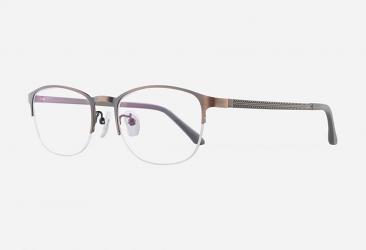 Oval Eyeglasses 1023brown