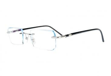 Rectangle Eyeglasses r1290_silver